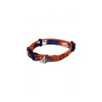 Papillon obojek extra velký 48 - 66 cm se vzorem - X-TRM Rock-N-Roll oranžový