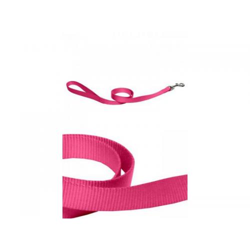 Papillon vodítko jednobarevné střední 1,2 m - růžové