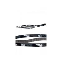 Papillon vodítko velké 1,2 m se vzorem - X-TRM Rock-N-Roll šedé