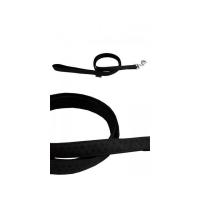 Papillon malé vodítko 1,2 m kožené - černé