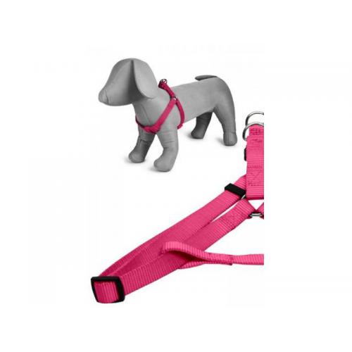 Papillon postroj velký jednobarevný 46 - 75 cm - růžový