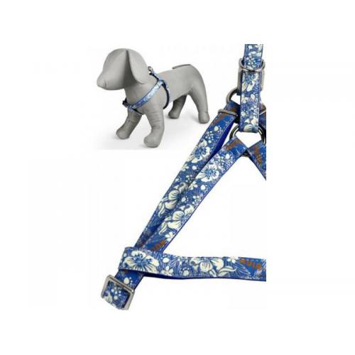 Papillon postroj extra velký 60 - 100 cm se vzorem - Hula Hula modrý