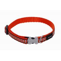 Red Dingo obojek reflexní 30 - 45 cm - oranžový