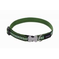 Red Dingo obojek reflexní 41 - 63 cm - zelený