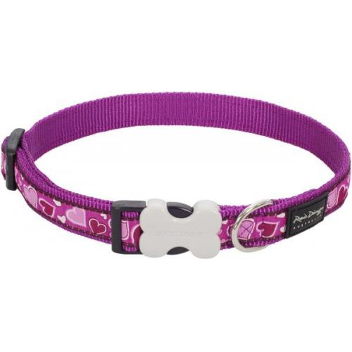 Red Dingo obojek se vzorem 41 - 63 cm -Breezy Love Purple
