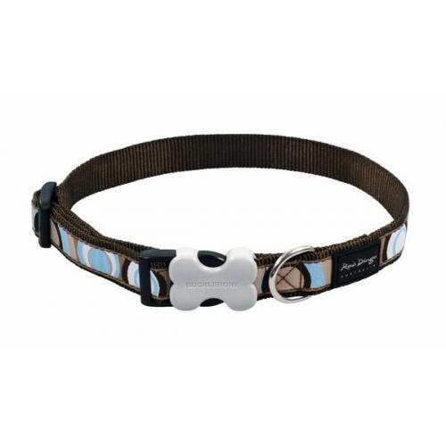 Red Dingo obojek se vzorem 41 - 63 cm - Circadelic Brown