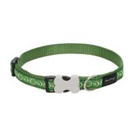 Red Dingo obojek se vzorem 41 - 63 cm, šířka 25 mm - Cosmos Green