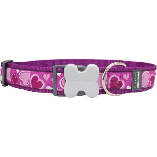 Red Dingo obojek se vzorem 50 - 80 cm - Breezy Love Purple