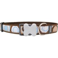 Red Dingo obojek se vzorem 50 - 80 cm - Circadelic Brown