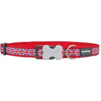 Red Dingo obojek se vzorem 41 - 63 cm, šířka 25 mm - Union Jack Flag