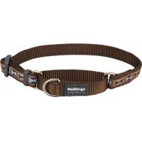 Red Dingo obojek polostahovací se vzorem 30 - 44 cm - Bone Yard Brown