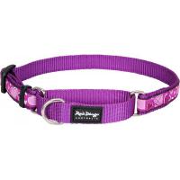 Red Dingo obojek polostahovací se vzorem 30 - 44 cm - Breezy Love Purple