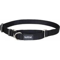 Red Dingo obojek polostahovací 30 - 44 cm - Černý