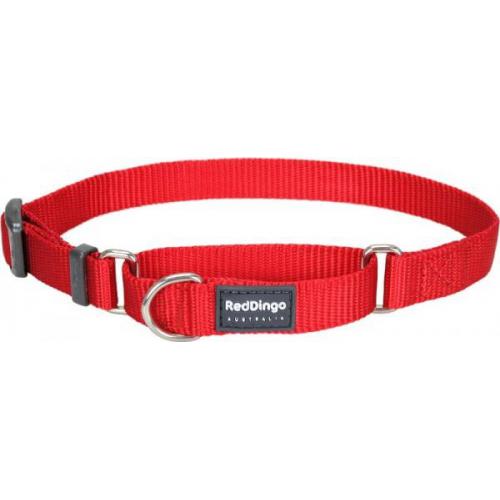 Red Dingo obojek polostahovací 41 - 62 cm - Červený