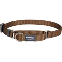 Red Dingo obojek polostahovací 41 - 62 cm - Hnědý