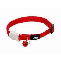 Red Dingo Obojek pro koťata 16 - 26 cm - červený