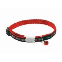 Red Dingo Obojek pro kočky 20 - 32 cm - Fish Bone Red