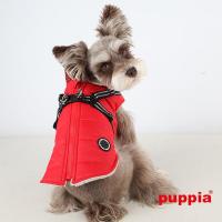 Puppia psí vesta Winter Storm červená