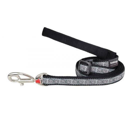 Red Dingo vodítko malé se vzorem - Hypno Black