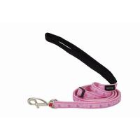 Red Dingo vodítko malé se vzorem - Breezy Love Pink