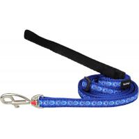 Red Dingo vodítko malé se vzorem - Cosmos Blue