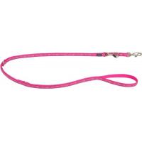 Red Dingo vodítko malé přepínací se vzorem - Paw Impressions