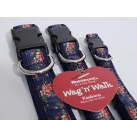 Obojek pro psy s nejmodernějším květinovým designem - šířka 2,50 cm