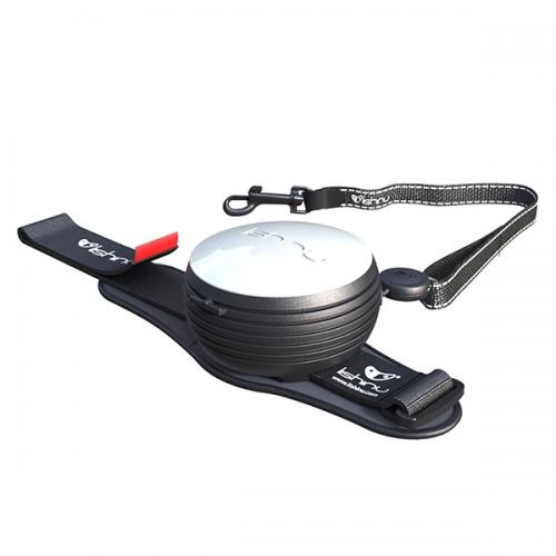 Samonavíjecí inteligentní hands-free vodítko - bílá