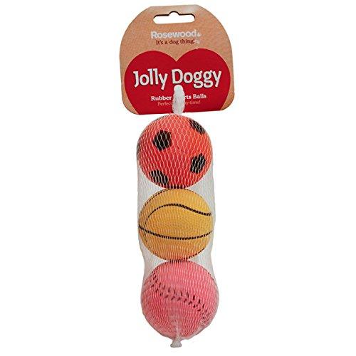 Gumové míčky v síťce 3ks