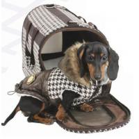 Puppia HOUNDSTOOTH CAGE taška - hnědá