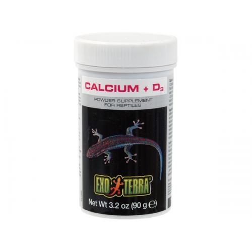 Doplňkové krmivo EXO TERRA kalcium + vitamín D3 90 g