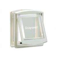 Dvířka bílá s transparentním flapem 715