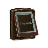 Dvířka hnědá s transparentním flapem 730