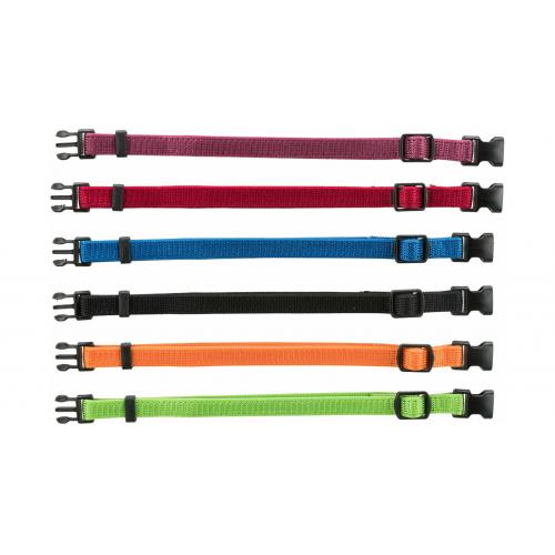 TRIXIE Balení nylon.rozeznávacích obojků pro štěňata M-L 22-35cm/10mm