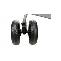 Kočárek pro psy BUGGY, rychlosklápěcí, 47 x 100 x 80cm, nosnost do 15 kg, šedá