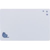 Prostírání pro kočky Fat Cat s tlapkami, šedá