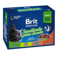 Brit Premium Cat Sterilised Multipack 12x100g