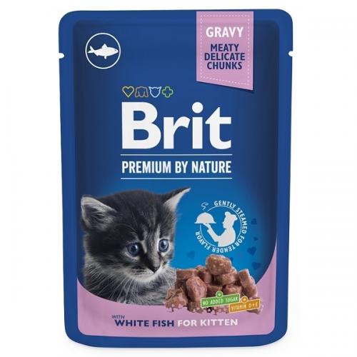 Brit Premium Cat White Fish for Kitten 100g
