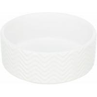 Keramická miska 1,6 l/20 cm, vroubkovaná, bílá