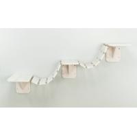 Žebřík - lávka na zeď, 150 x 30 cm, bílá