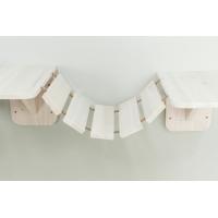 Žebřík - lávka na zeď, 150 x 30 cm, bílá