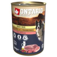 ONTARIO konz. Duck Pate Flavoured With Cranberries 400 g
