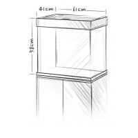 Akvárium set JUWEL Lido LED 120 dub 120l