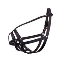 Náhubek kůže černý - Francouzský Buldoček