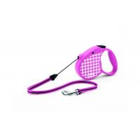 Flexi Pepita lanko S 5m/12kg růžová