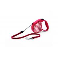 Flexi Pepita lanko M 5m/20kg červená