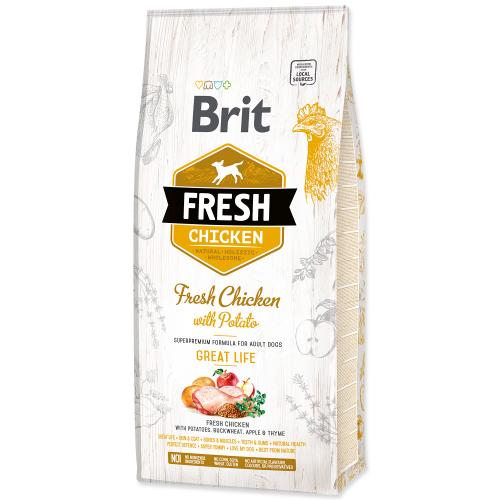 BRIT Fresh Chicken with Potato Adult Great Life 12kg