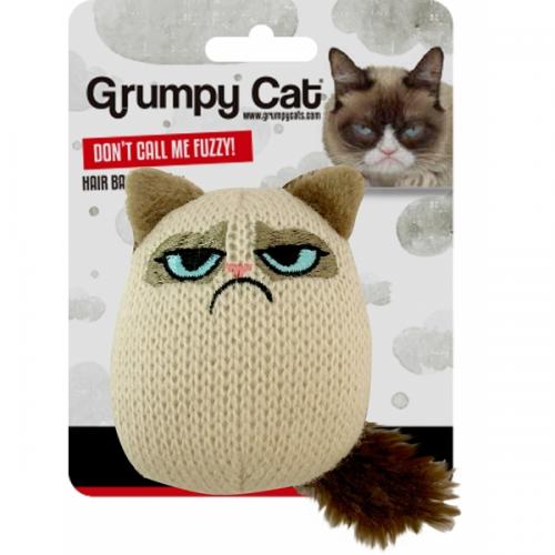 Grumpy Cat - Pletená kočka s ocáskem
