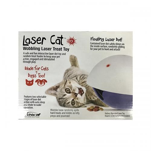 Interaktivní hračka na pamlsky s laserem