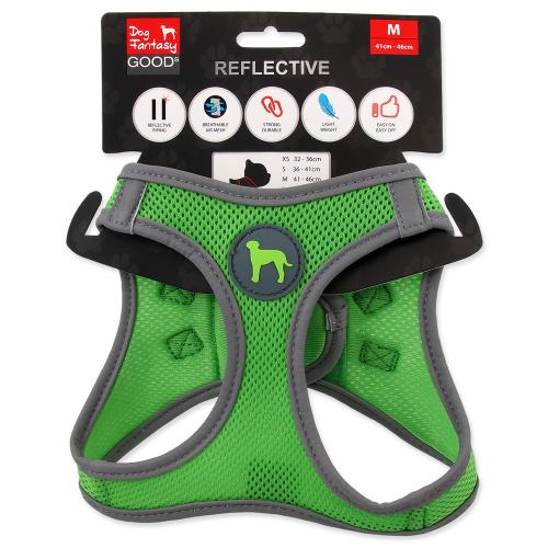 Postroj DOG FANTASY limetka M